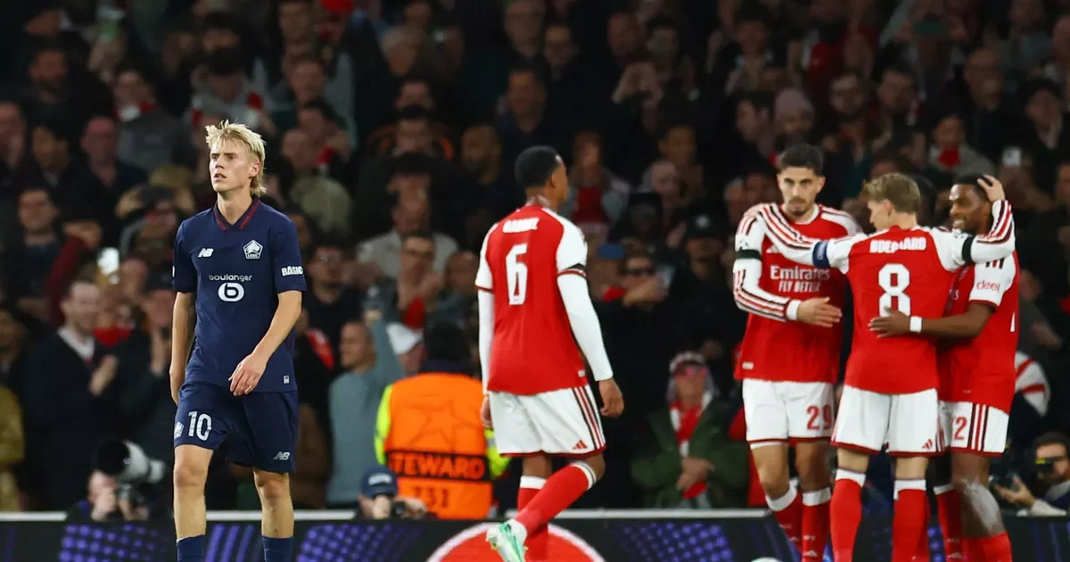 Ligue des champions : Arsenal écrase le Losc 3-0 à l'Emirates Stadium